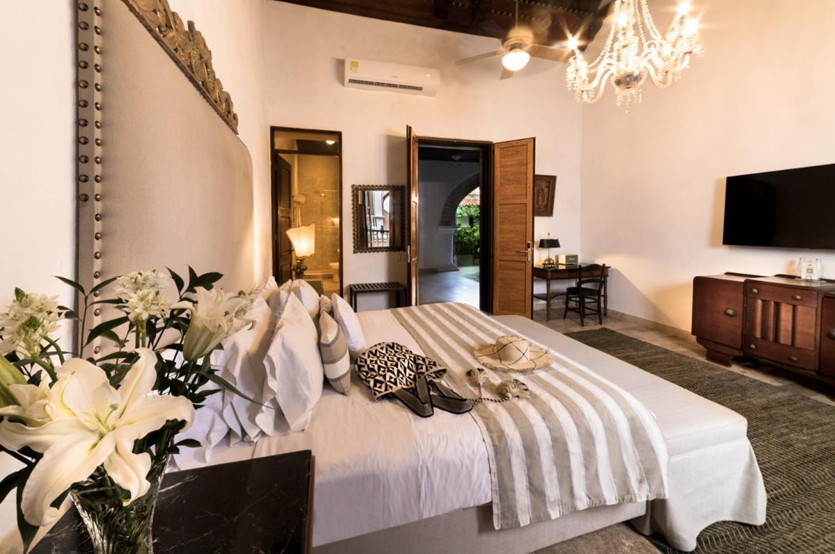 Hotel Boutique Casa Del Arzobispado Cartagena Eksteriør billede